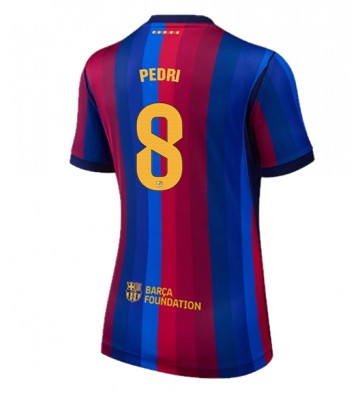 Barcelona Pedri Gonzalez #8 Hjemmebanetrøje Dame 2026-27 Kortærmet